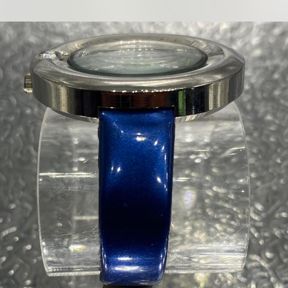 Designer ^^^Silver / Electric Blue Quartz watch *** - Picture 4 of 8
